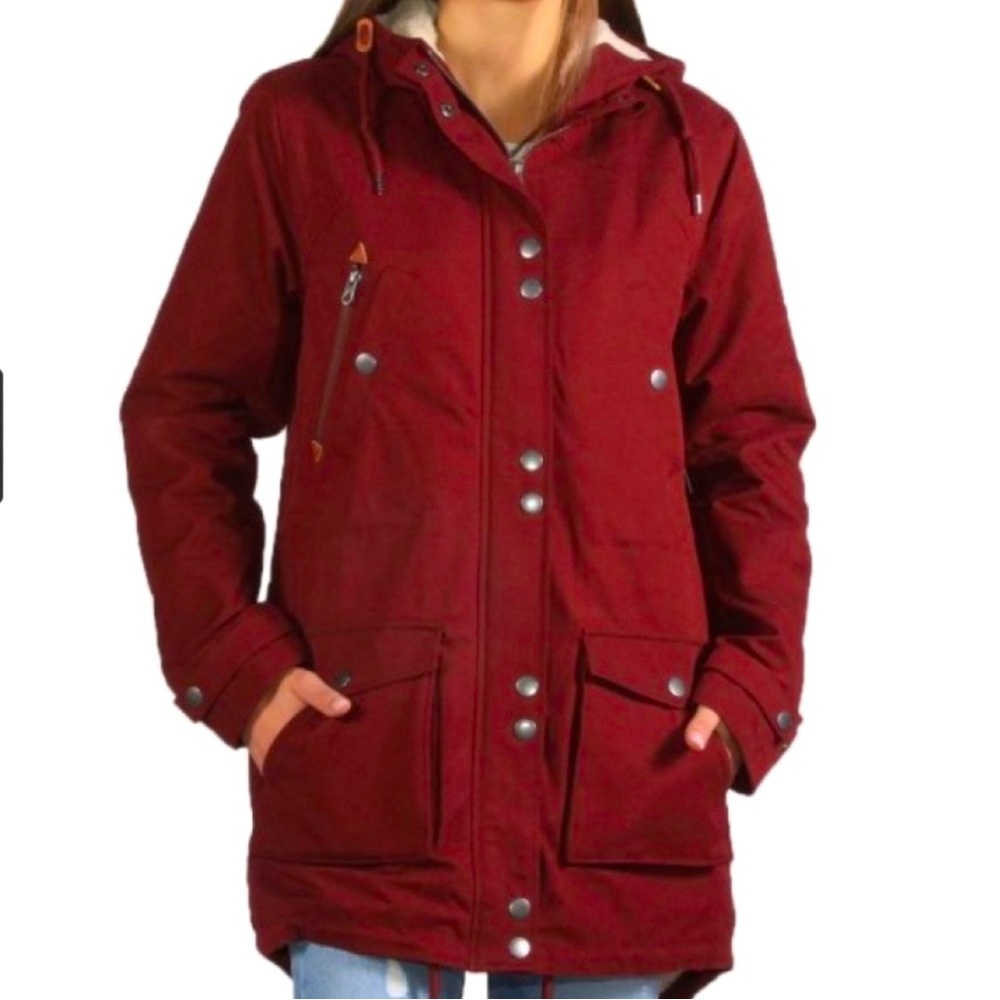 Red Volcom Winter Coat